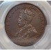 AUSTRALIA 1933/2 . ONE 1 PENNY . VARIETY . OVERDATE . PCGS XF35